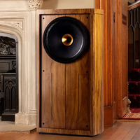 Vintage Walnussholz Hifi Standlautsprecher Einzelner Großer Breitbandtreiber Passiv 2.0 Kanal 50W-300W Audiophiler Lautsprecher
