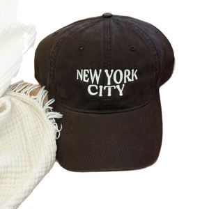 Wholesale Adjustable Custom 5/6 Panel Dad <b>Hat</b> 3D Embroidery Logo NEW YORK Baseball Caps Sporty Unisex Common Fabric - Product Image 5