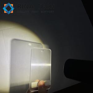 Placa guía de luz de microestructura con corte en V de Rina Tech, marcado láser por puntos, alto contraste, duradera, PMMA LGP de 3 mm para luz de techo de oficina. - Product Image 1