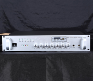 Amplificateur de mixage PA à six zones PA-180 avec Bluetooth, USB, SD, FM, micro et AUX, amplificateur de puissance extrême 70V 100V avec écran tactile LED - Product Image 5
