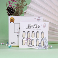 Comprimés de collagène personnalisés, extrait de nid d'oiseau, collagène et vitamine C, complément pour les cheveux, la peau et les ongles, multi-collagène