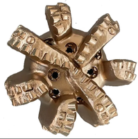 Offre Spéciale 5 lames 8 1/2 "PDC foret/diamant foret prix/foret Pdc matrice peu Rock Bit pétrole gaz forage