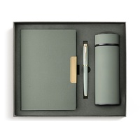 Agenda quotidien A5 personnalisé agenda de poche agenda Journal intime Cahier à grille à points en cuir PU avec coffret cadeau