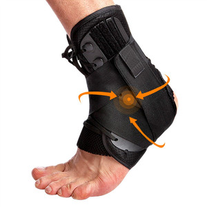 Tobilleras ajustables para hombres y mujeres, <span class=keywords><strong>con</strong></span> cordones, para deportes, <span class=keywords><strong>correr</strong></span>, baloncesto, voleibol, esguince, estabilizador de tobillo, <span class=keywords><strong>tobillera</strong></span> - Product Image 1