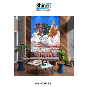 Revestimiento de Pared de Mosaico de Vidrio Iridiscente Arcoíris de 10 mm, Ecológico, con Tonos Cambiantes para Paredes Decorativas y Uso Escolar - Product Image 1