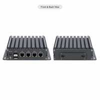 Dispositivo de Red, Mini PC Sin Ventilador con 4 Puertos LAN de 2.5G, 12.ª Generación N100 N150 N305, 1*DDR5, Router X86, Firewall, PC Industrial OEM