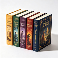 Impression de livres reliés en couverture rigide OEM, ensemble de livres, reliure cartonnée, édition de livres pour la vente au détail, pour les éditeurs et les marques