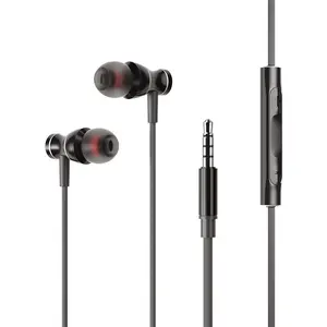 Fabriek Groothandel Handsfree Oortelefoon Met Microfoon 3.5Mm Wired Oortelefoon Magnetische In-Ear Hoofdtelefoon Draad