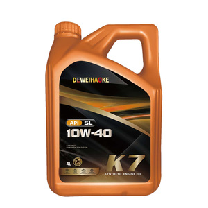 Vendita calda lubrificante auto SL 5W-30 5 w40 10 w40 15 w40 Automobile benzina olio motore sintetico pieno olio motore - Product Image 1