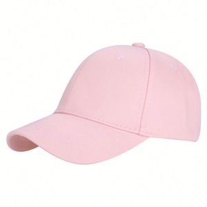 Gorra de Béisbol Unisex para Niños Pequeños, de Algodón Liso, Ajustable, de Perfil Bajo, para Niños de 4 a 8 Años - Product Image 4