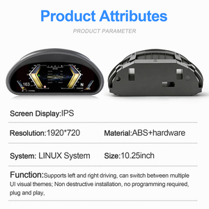 ชุดอัพเกรดหน้าปัดดิจิตอล LCD ขนาด 10.25 นิ้ว สำหรับรถยนต์ BMW E46 ซีรีส์ 3 พร้อมมาตรวัดความเร็วและมาตรวัดรอบเครื่องยนต์ (OEM) - Product Image 6