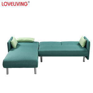 निर्माता आधुनिक सस्ते लिविंग रूम सोफा लकड़ी के पैरों के साथ हल्के ग्रे कपड़े चार सीटर सोफे बिस्तर चारपाई के साथ चारपाई सोफे बिस्तर लाउंज सोफे - Product Image 2