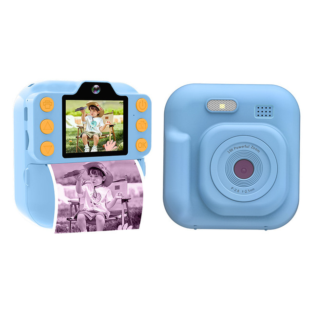1080P 48M Color Instant Print Camera, Multi-function Mini Children's Instant Print Digital Camera
