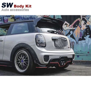 <span class=keywords><strong>Mini</strong></span> difusor de parachoques trasero de fibra de carbono para <span class=keywords><strong>Mini</strong></span> <span class=keywords><strong>COOPER</strong></span> JSW F55 F56 Modificación de actualización Kit de accesorios de coche de labio trasero - Product Image 5