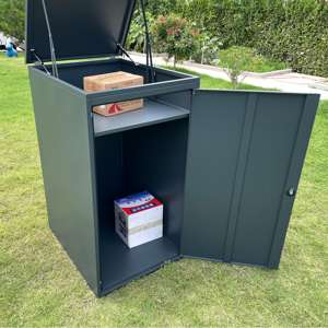 Boîte aux lettres personnalisée à l'extérieur, boîte à colis intelligente, boîte aux lettres intelligente sécurisée, boîte de livraison de colis en métal verrouillable avec un grand <span class=keywords><strong>espace</strong></span> - Product Image 5