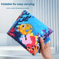 Tapis de jeu aquatique gonflable en PVC pour bébé, accessoire de développement pour le temps sur le ventre, 69x51cm, écologique, non toxique, motif animaux de dessin animé