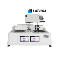Machine de polissage et de rectification métallographique à double plateau, polisseuse manuelle autonome avec tête oscillante automatique