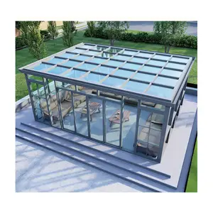 Professional supplier pergola outdoor greenhouse aluminum sunroom