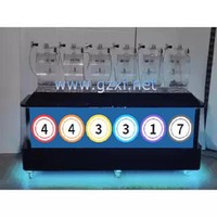 Loterie chanceuse de recherche élégante 1D 2D 3D 4D 5D 6D Sports & Entertainment Machine de loterie de mélange d'air pour le jeu de loto