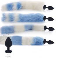 Queue de renard en métal et silicone, plug anal artificiel avec queue pour femmes Kimi/OME KM-C00019