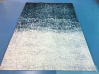 Tapis de salon moderne de luxe léger, nouveau design, imprimé en 3D, motif géométrique et abstrait, antidérapant pour un usage domestique