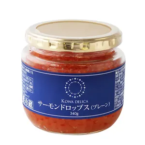 Kowa heat sterilized salmon drops caviar seafood canned food export price for many kinds dishes