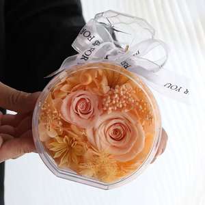 บรรจุภัณฑ์แฟชั่นที่เก็บรักษาดอกไม้อะคริลิคขวดน้ำหอมกล่องของขวัญวันแม่วาเลนไทน์ของขวัญวันคริสต์มาสของขวัญวันสำเร็จการศึกษานิรันดร์ - Product Image 5