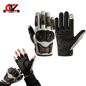 Guantes de Protección para Motociclismo CZ, Antideslizantes, Resistentes al Desgaste, con Pantalla Táctil, Guantes de Dedo Completo y Medio Dedo - Product Image 1