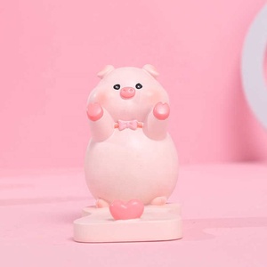 Dynamic Chai con Blessed <span class=keywords><strong>Porky</strong></span> Pig Cute Cell Phone Holder Desktop Creative Tablet Lazy Support Stand Relief Ornament - Product Image 4