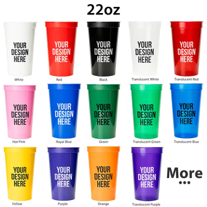 Khuyến mại Tùy chỉnh 12oz 16oz đầy màu sắc rộng miệng sân vận động ly ly nhựa Wedding Travel <span class=keywords><strong>Mugs</strong></span> - Product Image 4