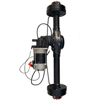 Boîte de vitesses différentielle, moteur de remorque électrique hybride pour kit de tricycle, pousse-pousse, essieu électrique 2 tonnes
