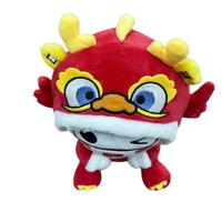 Peluche personnalisée OEM ODM Red Dragon avec logo, fabriquée à la main, super douce, pour cadeau