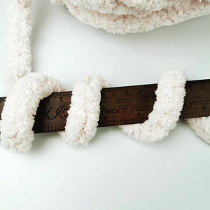 Couverture super épaisse en velours 100% teint, gros crochet en chenille, fil épais, échantillon gratuit, <span class=keywords><strong>laine</strong></span> islandaise pour le tricot à la main, coton d'Asie - Product Image 3