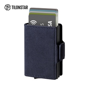 TILONSTAR TVC200DA New Product Credit Cardholder Double Aluminum Business <b>Card</b> <b>Holders</b> Case Leather <b>Wallet</b> - Product Image 1