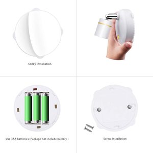 Luci Decorative a Batteria per Dipinti, Mini <span class=keywords><strong>Faretti</strong></span> LED Wireless per Quadri, Armadi e Pareti - Product Image 5