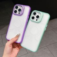 Dernière Nouveauté : Coque de Téléphone Magnétique Transparente et Colorée en TPU+PC, Tendance et de Qualité Supérieure pour iPhone 18/17 Pro Max