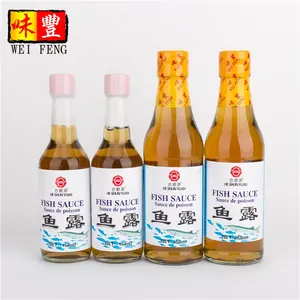 OEM कारखाने एचएसीसीपी बीआरसी प्रमाणीकरण चीनी ब्रांड थोक मूल्य सबसे अच्छा दक्षिण पूर्व एशियाई स्वाद 150/250/625ML मछली सॉस