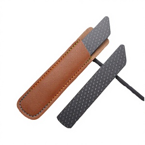 Lima per unghie Neiss Mini Double Straight Zebra in acciaio inossidabile, riutilizzabile, resistente, grana 100, per la cura delle unghie. - Product Image 4