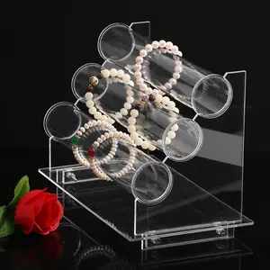 Acrylic Rack Beaded Creative Buddha Beads Play Hair Accessories Display Hanging Bracelet Jewelry Display Rack