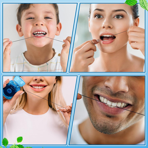 <span class=keywords><strong>Fil</strong></span> <span class=keywords><strong>dentaire</strong></span> durable en charbon de bambou expansé - Menthe fraîche, emballage personnalisable pour une élimination profonde de la plaque <span class=keywords><strong>dentaire</strong></span> - Product Image 6