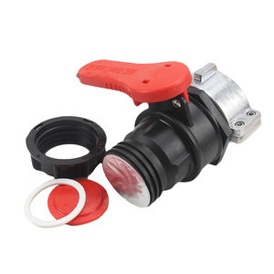 Robinet à bille de réservoir d'<span class=keywords><strong>eau</strong></span> IBC de 75mm pour DN50 tonnes baril acide résistant aux alcalis <span class=keywords><strong>adaptateur</strong></span> de réservoir d'irrigation de jardin chimique - Product Image 2