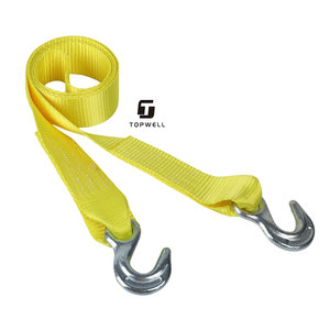 Cinta <span class=keywords><strong>de</strong></span> Poliéster <span class=keywords><strong>de</strong></span> Alta Resistencia <span class=keywords><strong>de</strong></span> 2 Pulgadas y 5 Toneladas (5000 kg) con Ganchos Metálicos <span class=keywords><strong>de</strong></span> Seguridad <span class=keywords><strong>para</strong></span> Remolque <span class=keywords><strong>de</strong></span> Carga Pesada - Product Image 4