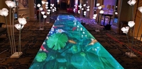 MDS P2.5 Écran d'affichage LED interactif étanche Dance Floor Produit du fabricant de haute qualité