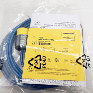 Nuevo Interruptor de Proximidad Intrínsecamente Seguro <span class=keywords><strong>NI15</strong></span>-<span class=keywords><strong>G30</strong></span>-<span class=keywords><strong>Y1X</strong></span> NAMUR 8.2VDC Distancia de Detección 15mm - Product Image 1