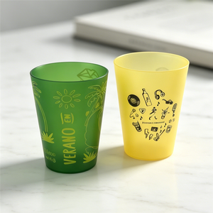 Vasos Reutilizables de 420 ml, Vasos Coloridos para Bebidas Frías, Café Helado, Vasos de Plástico al por Mayor para Fiestas, Regalos de Cumpleaños - Product Image 1