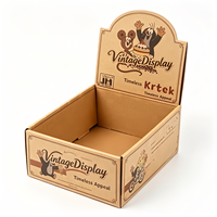 Caja de Exhibición de Cartón Corrugado Personalizada, Fácil de Montar, Bandeja Plegable para Mostrador, para Exhibición de Barras de Chocolate y Snacks Envueltos