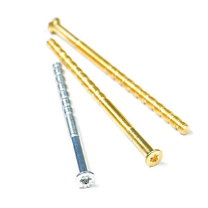 Vis à tête plate/cylindrique en acier au carbone de qualité professionnelle, fabriquées en Chine, plaquées nickel/zinc/brass, Torx M5-M8 - Product Image 2