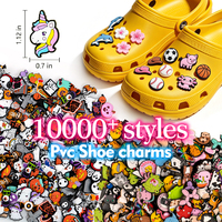 Accesorios de Dibujos Animados al por Mayor, Varios Estilos, Personalizables, Dijes de PVC para Zapatos