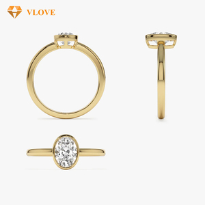 IGI Certified <strong>Diamond</strong> Lab Grown Engagement <strong>Ring</strong> 14k Gold Lab Created <strong>Diamond</strong> Wedding <strong>Rings</strong> 0.75ct Wedding <strong>Rings</strong> - Product Image 4