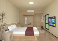 Maison préfabriquée mobile de luxe en conteneur extensible de 40 pieds, 20 pieds, 30 pieds, 2, 3, 4, 5 chambres, villa préfabriquée, maison portable